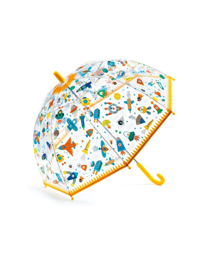 DJECO - Parapluie enfant transparent - Espace