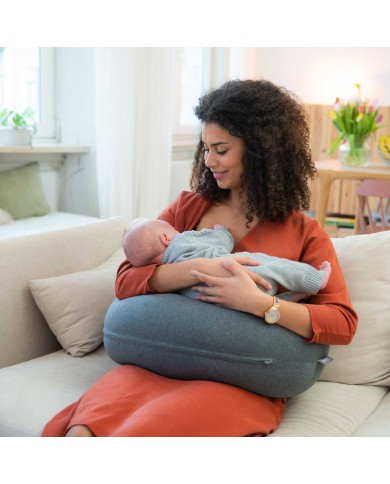 copy of Coussin allaitement-gris chiné white copy of Coussin allaitement-gris chiné white