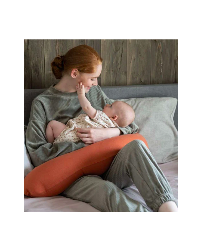 DOOMOO - Coussin de grossesse - Jersey Terracotta DOOMOO - Coussin de grossesse - Jersey Terracotta