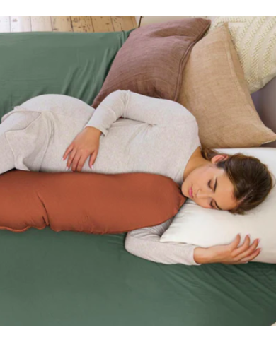 DOOMOO - Coussin de grossesse - Jersey Terracotta