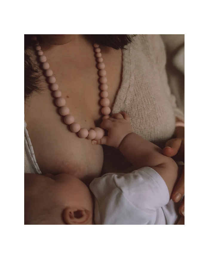 MINTY WENDY -  CONSTANCE Collier d'allaitement et de portage - rose MINTY WENDY -  CONSTANCE Collier d'allaitement et de portage - rose