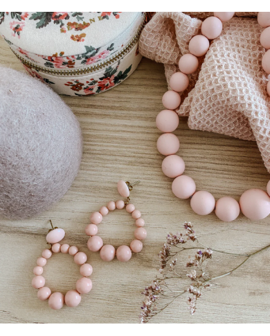 MINTY WENDY -  CONSTANCE Collier d'allaitement et de portage - rose