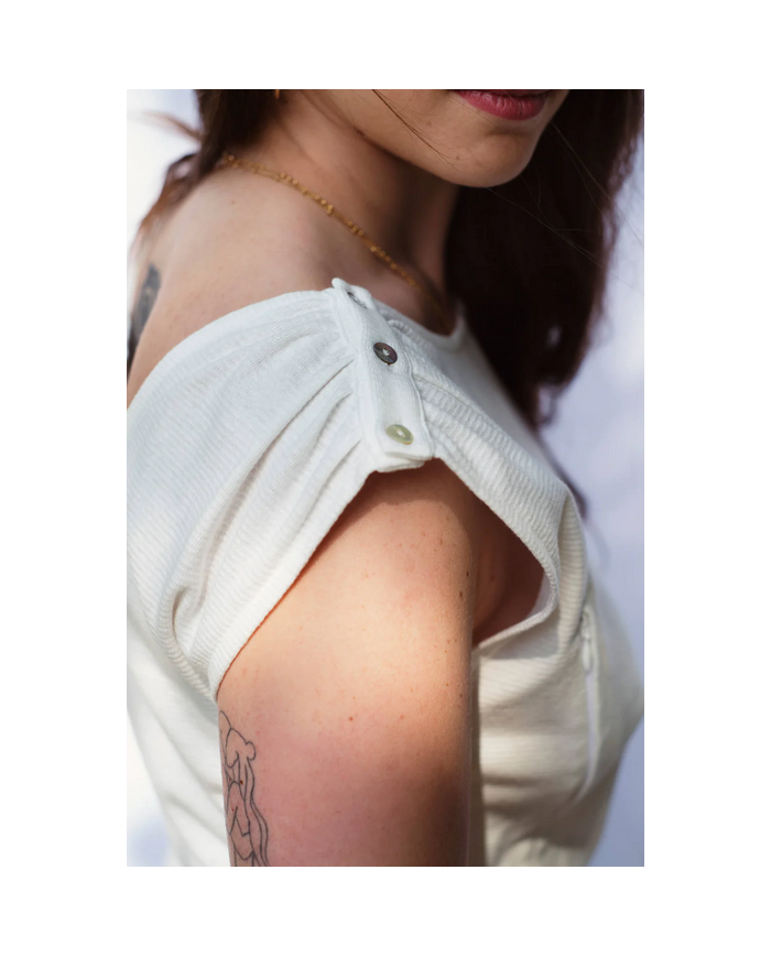 Limky -  Robe allaitement Love - crème Limky -  Robe allaitement Love - crème