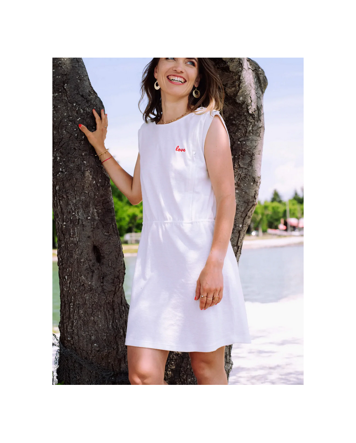 Limky -  Robe allaitement Love - crème Limky -  Robe allaitement Love - crème