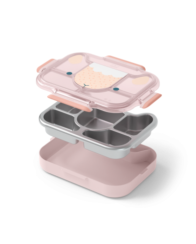 MON BENTO - Boîte à compartiments inox - Mouton MON BENTO - Boîte à compartiments inox - Mouton