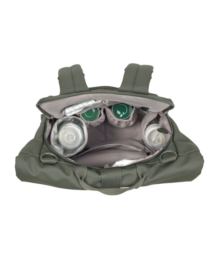 LASSIG - sac à langer - rolltop - olive LASSIG - sac à langer - rolltop - olive