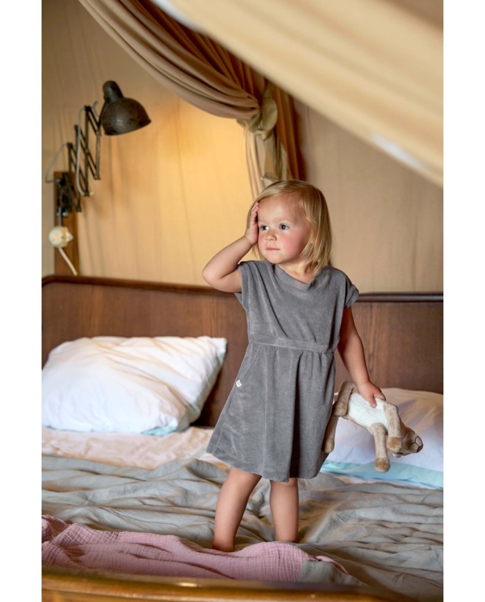 LASSIG - Robe éponge - Anthracite LASSIG - Robe éponge - Anthracite