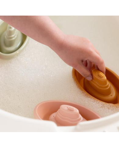 Little Dutch - Bateau de bain à empiler rose