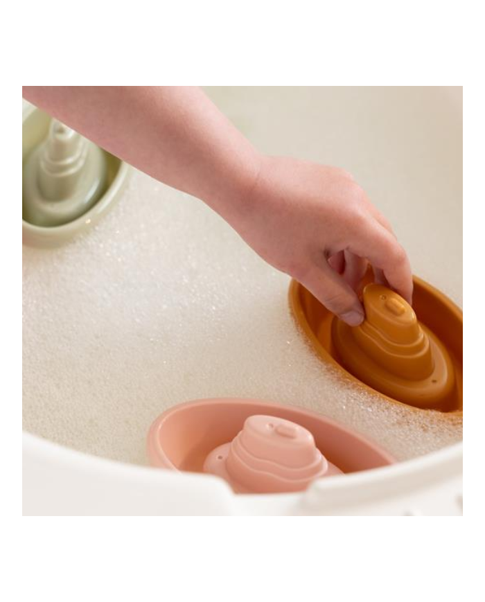 Little Dutch - Bateau de bain à empiler rose Little Dutch - Bateau de bain à empiler rose