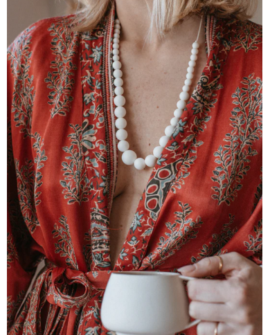 MINTY WENDY -  LOU Collier d'allaitement et de portage - blanc MINTY WENDY -  LOU Collier d'allaitement et de portage - blanc