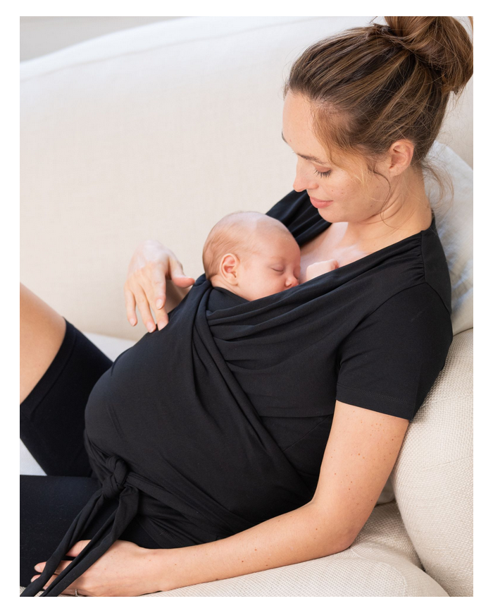 SERAPHINE - T-shirt peau à peau WINIFRID - Noir SERAPHINE - T-shirt peau à peau WINIFRID - Noir