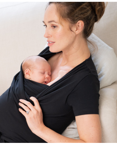 Seraphine - top peau à peau - black Seraphine - top peau à peau - black