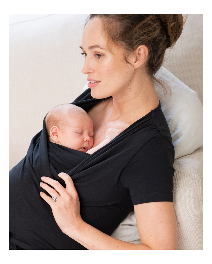 SERAPHINE - T-shirt peau à peau WINIFRID - Noir SERAPHINE - T-shirt peau à peau WINIFRID - Noir