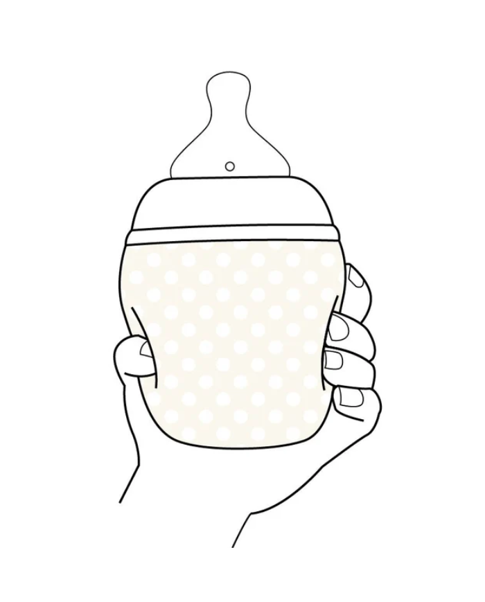 Elhée - bib'rond -240ml - sand Elhée - bib'rond -240ml - sand