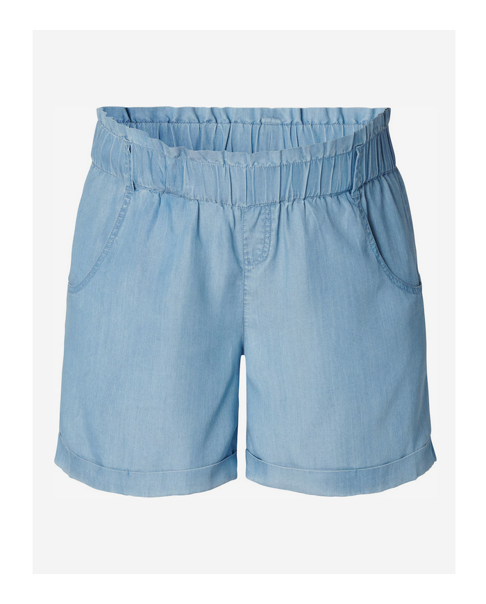 ESPRIT - Short fluide - Bleu jean