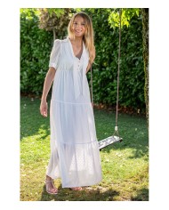 Pomkin - robe longue blanche - gaella