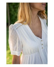 Pomkin - robe longue blanche - gaella
