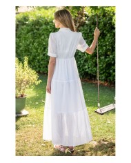Pomkin - robe longue blanche - gaella