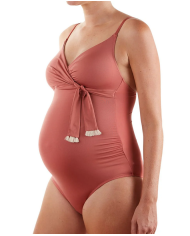 CACHE COEUR - Maillot de bain de grossesse - MANITOBA - Rose