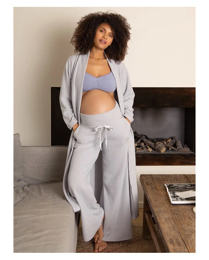 Cache Coeur - ORGANIC - brassière allaitement bleuet