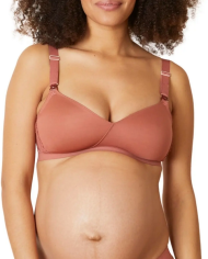 CACHE COEUR - Soutien gorge de grossesse et allaitement Terracotta - SERENA CACHE COEUR - Soutien gorge de grossesse et allaitement Terracotta - SERENA