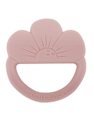LITTLE DUTCH - Anneau de dentition - Fleur rose