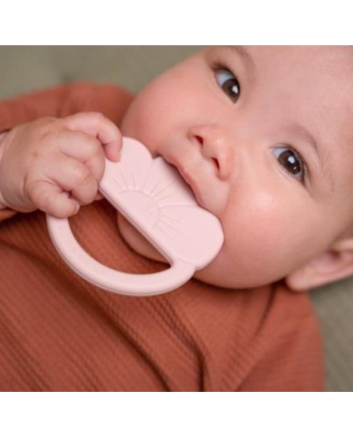 LITTLE DUTCH - Anneau de dentition - Fleur rose
