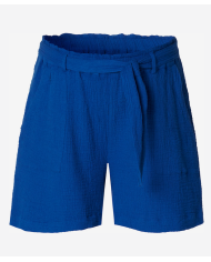 ESPRIT - Short souple gaze de coton - Bleu électrique ESPRIT - Short souple gaze de coton - Bleu électrique