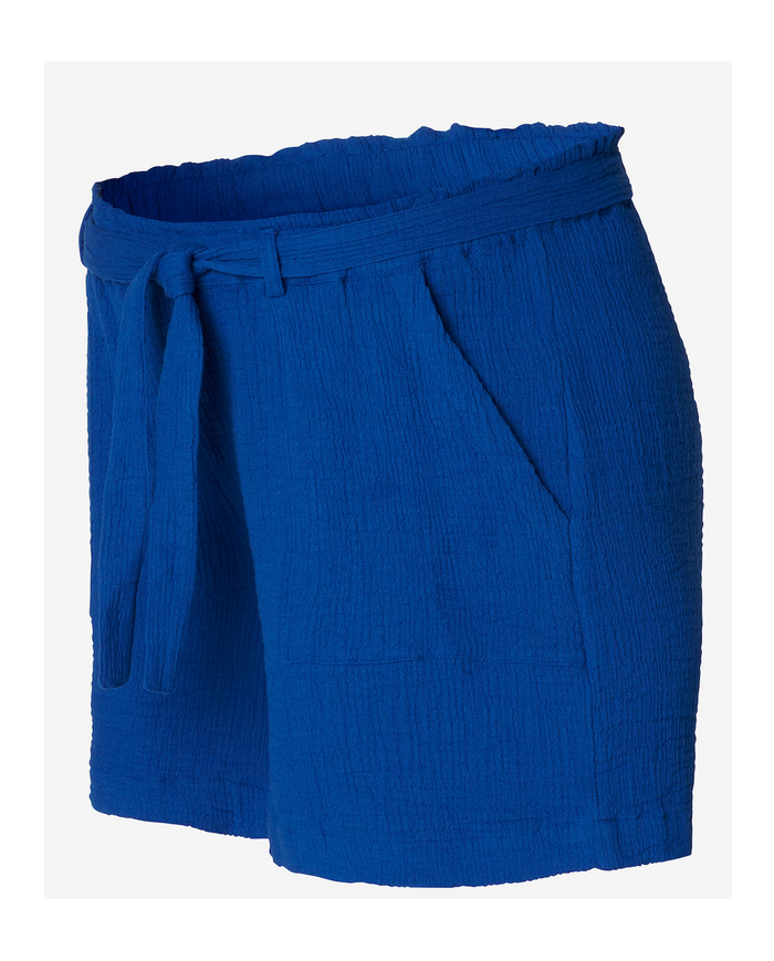 ESPRIT - Short souple gaze de coton - Bleu électrique ESPRIT - Short souple gaze de coton - Bleu électrique