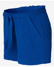 ESPRIT - Short souple gaze de coton - Bleu électrique ESPRIT - Short souple gaze de coton - Bleu électrique