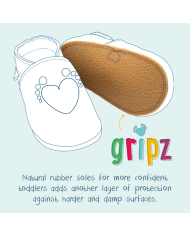 INCH BLUE - Chaussons anti-glisse - TEDDY CREAM