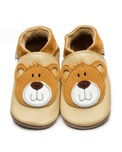 INCH BLUE - Chaussons anti-glisse - TEDDY CREAM