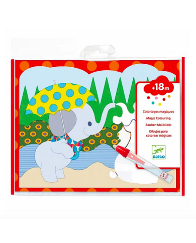DJECO - Coloriages magiques - Caché dehors