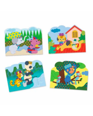 DJECO - Coloriages magiques - Caché dehors