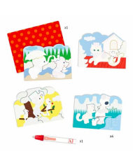 DJECO - Coloriages magiques - Caché dehors