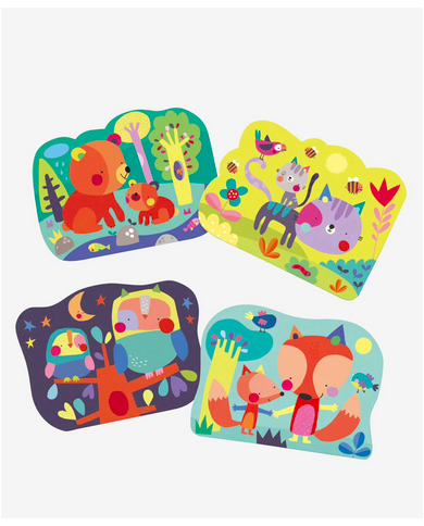 DJECO - Coloriages magiques - caché dans les bois