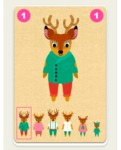 DJECO - Jeu de cartes - Familou