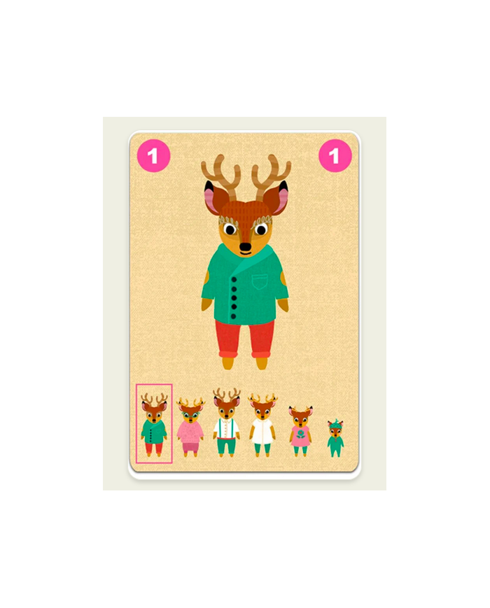 DJECO - Jeu de cartes - Familou