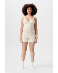 NOPPIES - Haut de pyjama d'allaitement - MAJA - Oatmeal NOPPIES - Haut de pyjama d'allaitement - MAJA - Oatmeal