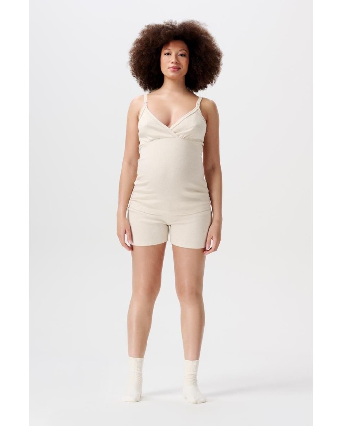 NOPPIES - Short de pyjama - JADA - Oatmeal NOPPIES - Short de pyjama - JADA - Oatmeal