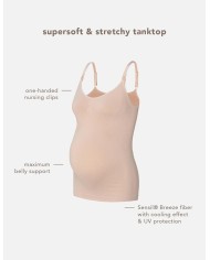 NOPPIES - Top d'allaitement EVI Sensil® Breeze - Moonlight NOPPIES - Top d'allaitement EVI Sensil® Breeze - Moonlight