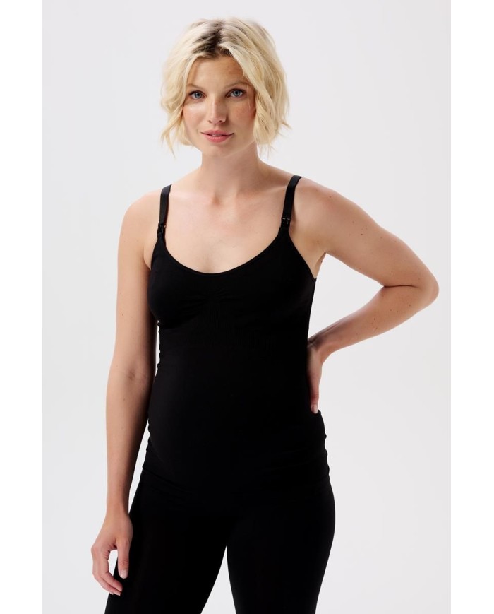 NOPPIES - Top d'allaitement - EVI -Sensil® Breeze - Noir NOPPIES - Top d'allaitement - EVI -Sensil® Breeze - Noir