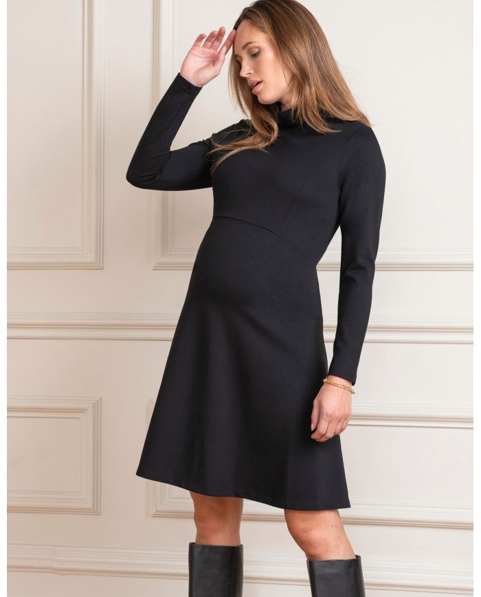 copy of Seraphine - Robe de grossesse et allaitement 2 en 1 MITSY - grise