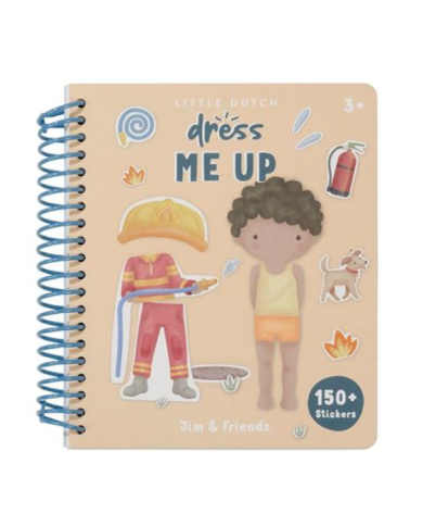 LITTLE DUTCH - Livre d'habillage - Jim & friends LITTLE DUTCH - Livre d'habillage - Jim & friends