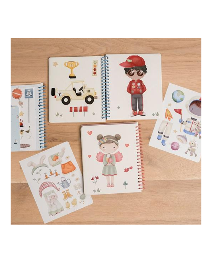 LITTLE DUTCH - Livre d'habillage - Jim & friends LITTLE DUTCH - Livre d'habillage - Jim & friends