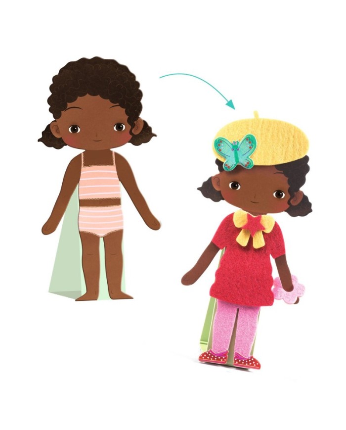 DJECO - Collage - S'habiller de douceur