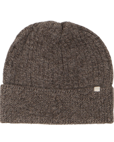 Minimalisma - Bonnet en laine d'alpaga - Brown mélangé
