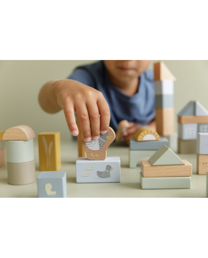 LITTLE DUTCH - Blocs construction - Bleu LITTLE DUTCH - Blocs construction - Bleu