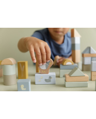 LITTLE DUTCH - Blocs construction - Bleu LITTLE DUTCH - Blocs construction - Bleu