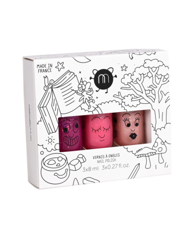 NAILMATIC - Coffret de 3 vernis à l'eau - MAGIC FOREST